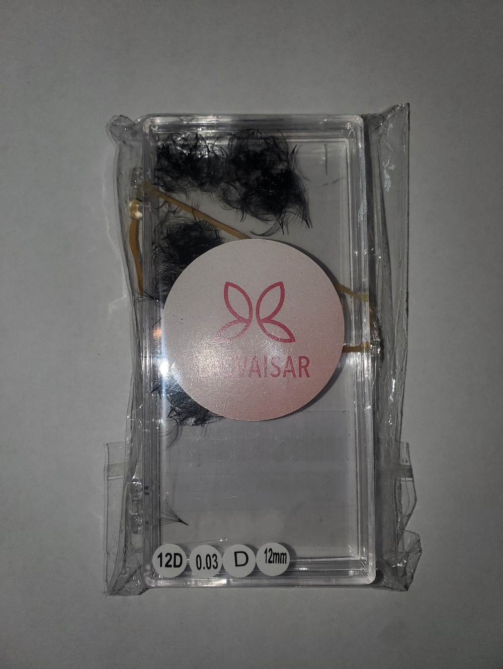 12mm D-Curl Volume Lash Extensions - Black